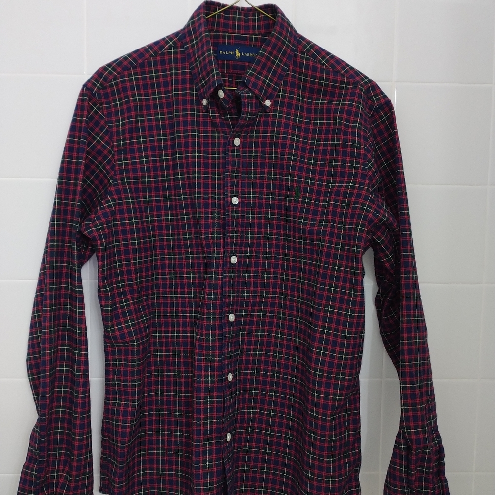 Ralph Lauren, Medium, Plaid Multicolor